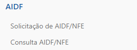 Tela do livro fiscal do tomador